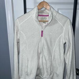 Carribean Joe white fleece jacket